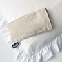 Personalised Linen Eye Pillow Hot And Cold Therapy, thumbnail 6 of 8