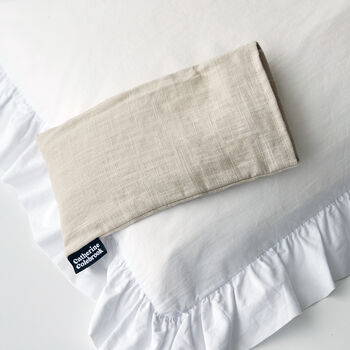 Personalised Linen Eye Pillow Hot And Cold Therapy, 6 of 8