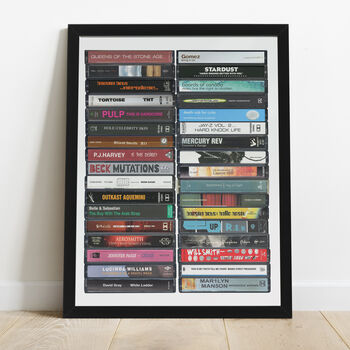 28th Birthday 1998 Music Print Personalised Gift, 4 of 9