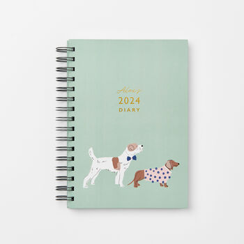 Personalised Dapper Dogs 2024 Diary, 2 of 8