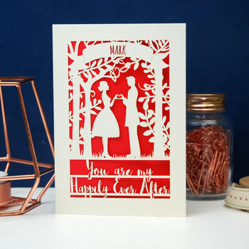 Papercut Happily Ever After Valentine's Card, 2 of 3