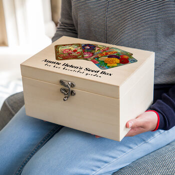Personalised Garden Seed Box, 2 of 4