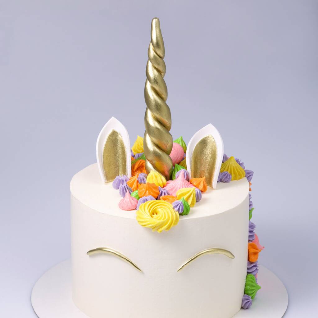 Edible Unicorn Birthday Cake Topper, 1 of 5
