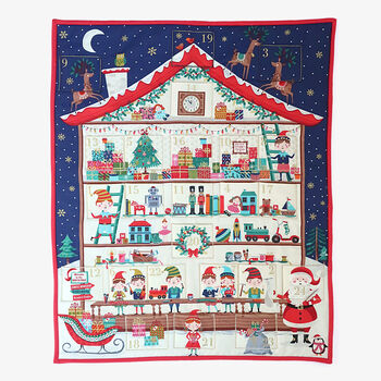 Quilted Pocket Fabric Advent Calendar, 8 of 8