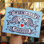 Officially Married Funny Fish Card, thumbnail 4 of 4