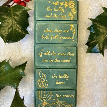 Book Lover Christmas Wax Melt Bar Set Of Four, 8 of 9