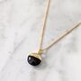 The Orb Garnet January Birthstone Necklace Love And Friendship, Gold, thumbnail 1 of 6