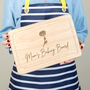 Personalised Birth Flower Cake Board Gift For Wife Friends, thumbnail 12 of 12