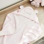 Personalised Light Pink Hooded Towel, thumbnail 1 of 4