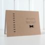 Be My Best Man, Personalised Wedding Card, Bow Tie, thumbnail 4 of 6