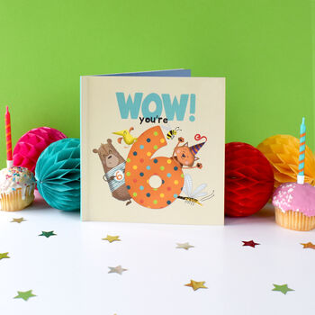 Wow You're Six! A Birthday Book You Can Send As A Card, 2 of 12