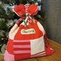 Memory Clothes Christmas Santa Sack, Fully Lined Keepsake Christmas Present Sack Made From Baby Clothes, thumbnail 2 of 12