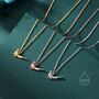 Extra Tiny Pheasant Pendant Necklace In Sterling Silver, thumbnail 1 of 12