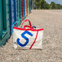 Gennaker Upcycled Sailcloth Two Handle Bag, thumbnail 1 of 5