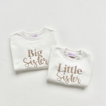 Embroidered Big/Little Sister Sweatshirts, 6 of 9