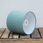 Linen Dusty Turquoise Lampshade, thumbnail 7 of 9