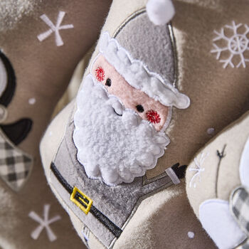 Personalised Grey Christmas Stocking Collection, 2 of 6