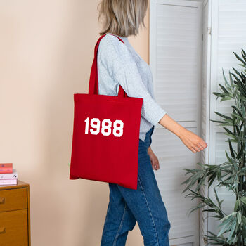 Personalised 'Year' Tote Bag, 2 of 6