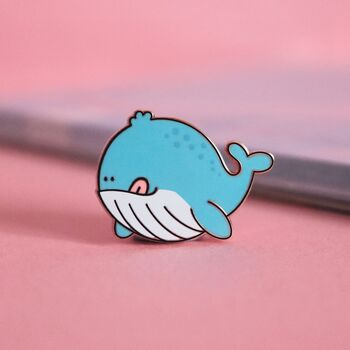 Whale Enamel Pin | Cute Pin Badges, 5 of 5