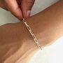 Paperclip Link Chain Bracelet, thumbnail 1 of 8