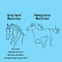 Personalised Horse And Rider T Shirt, thumbnail 7 of 12