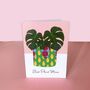 Best Plant Mum African Print Card, thumbnail 1 of 2