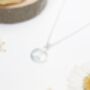 Sterling Silver Peace Sign Necklace, thumbnail 5 of 6