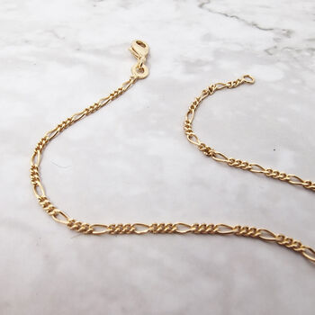 18k Gold Vermeil Plated Garnet Everyday Necklace, 3 of 5