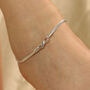 Pure Silver Slim Chain Silver Indian Payal Anklet, thumbnail 2 of 8