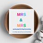 Bsl Wedding Card Mrs And Mrs, thumbnail 2 of 2