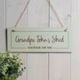 Personalised Wooden Shed Workshop Garage Man Cave Sign, thumbnail 5 of 8