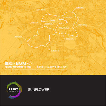 Personalised Berlin Marathon Poster, 6 of 12