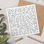 Motherhood Quotes Greeting Card For Mum, thumbnail 1 of 9