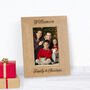 Personalised Family Christmas Wood Picture Frame, thumbnail 1 of 2