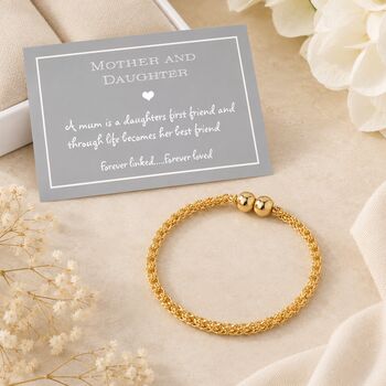 Mother And Daughter Magnetic Links Bracelet, 4 of 7