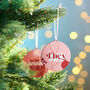 Personalised Minimalist Christmas Bauble, thumbnail 1 of 4
