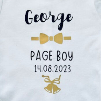 Personalised Flower Girl Page Boy Pyjamas, 6 of 8