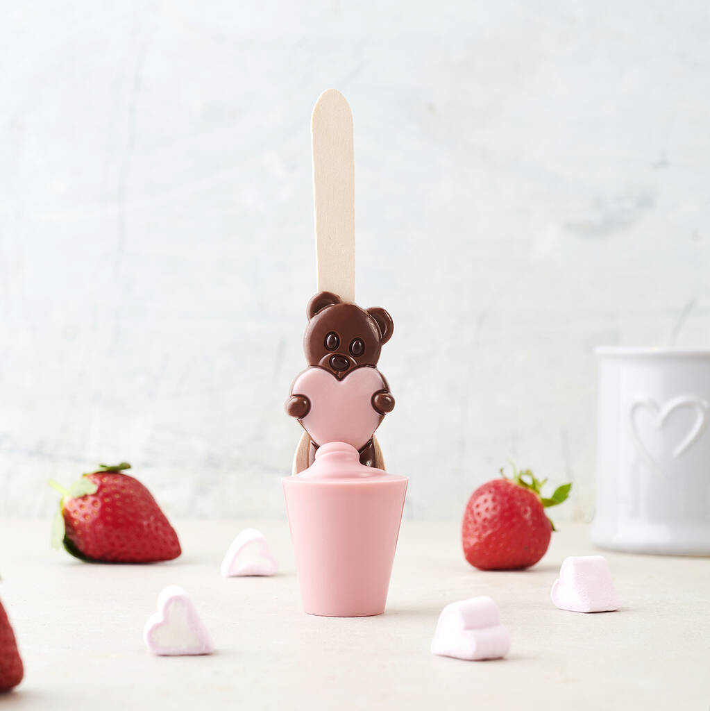 Mother's Day Strawberry Hot Chocolate Spoon