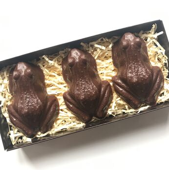Vegan And Dairy Free Milk Chocolate Frogs, 3 of 3