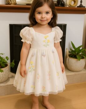 Charlee In Ivory White ~ Flower Girl /Party Dress, 9 of 9