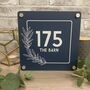 Large Square Botanical Style House Sign, thumbnail 1 of 12