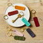 Personalised Leather Keyring Gift For Her, thumbnail 8 of 8