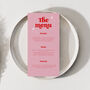 Personalised Retro Menus, thumbnail 1 of 3
