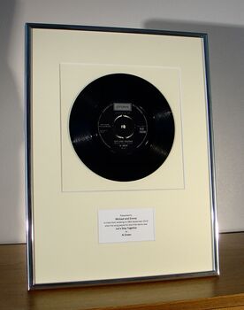 Additional Charge For Framed Vinyl Record, 2 of 4
