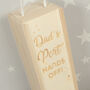 Personalised Hands Off Engraved Wooden Bottle Box, thumbnail 2 of 4