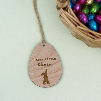 Personalised Engraved Easter Basket Tag, 5 of 7