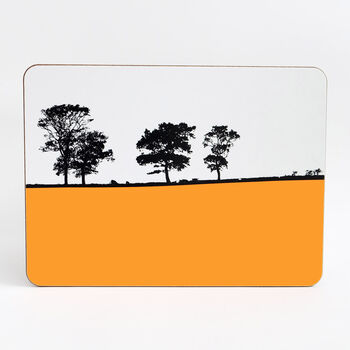 Rural Landscape Table Mat And Coaster Set Of Eight, 4 of 11