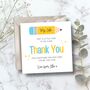 Personalised Thank You Key Worker Card,Teacher End Of Term Gift, Pencil Design, thumbnail 2 of 3