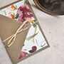 Hand Painted Watercolour Floral Card Set Of Two, thumbnail 2 of 5