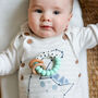 Personalised Block Colour Teething Rattle, thumbnail 6 of 8